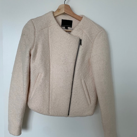 Banana Republic Cropped Wool Jacket - Picture 1 of 3
